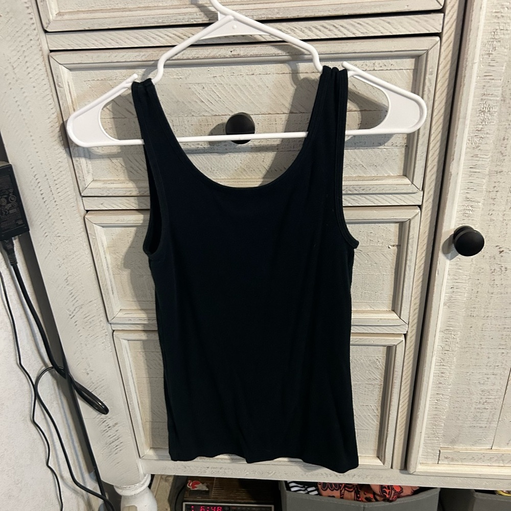 Massimo black tank top